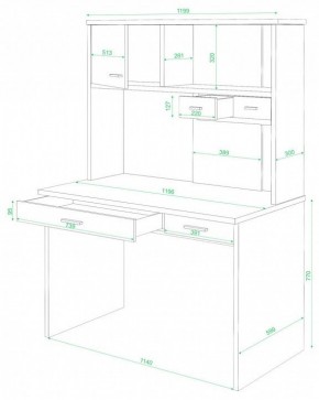 Стол компьютерный СК-60 в Белоярском - beloyarskiy.mebel24.online | фото 2