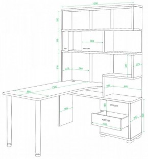 Стол компьютерный СР-420/130 в Белоярском - beloyarskiy.mebel24.online | фото 2