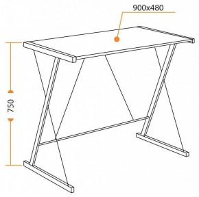 Стол компьютерный WD-09 в Белоярском - beloyarskiy.mebel24.online | фото 6