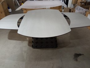 Стол LORENS 150 TL-58 поворотная система раскладки, испанская керамика / Темно-серый, ®DISAUR в Белоярском - beloyarskiy.mebel24.online | фото 2