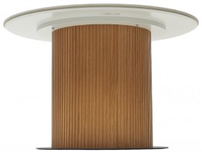 Стол MESA D120 цвет БЕЛЫЙ МРАМОР M326 / Каркас OAK, ®DISAUR в Белоярском - beloyarskiy.mebel24.online | фото 8