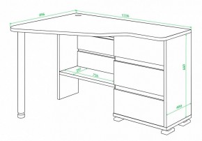 Стол письменный Домино СР-322С в Белоярском - beloyarskiy.mebel24.online | фото 2