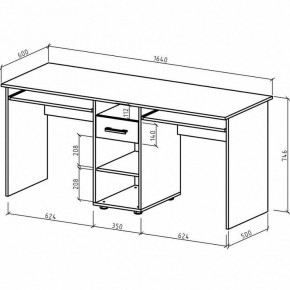 Стол письменный Остин в Белоярском - beloyarskiy.mebel24.online | фото 3