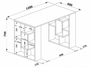 Стол письменный СПм-15 в Белоярском - beloyarskiy.mebel24.online | фото 3