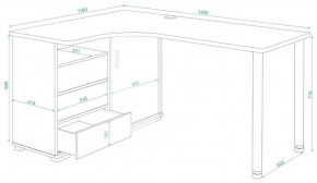 Стол письменный СР-145СМ в Белоярском - beloyarskiy.mebel24.online | фото 2