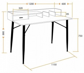 Стол письменный WD-13 в Белоярском - beloyarskiy.mebel24.online | фото