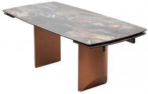 Стол ПУАНТО 200 TITANIUM LAWA NERO, керамика / МЕДЬ каркас М-City в Белоярском - beloyarskiy.mebel24.online | фото 8
