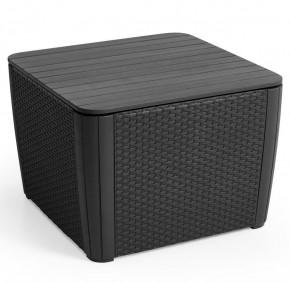 Стол-сундук Лузон Плюс (Luzon Plus Flat Wicker), графит в Белоярском - beloyarskiy.mebel24.online | фото 3