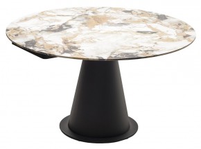 Стол TERAMO 135 GLOSS GRAND JADE SOLID CERAMIC, керамика, поворотн.механизм / Черный каркас, ®DISAUR в Белоярском - beloyarskiy.mebel24.online | фото 15