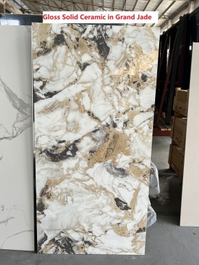 Стол TERAMO 135 GLOSS GRAND JADE SOLID CERAMIC, керамика, поворотн.механизм / Черный каркас, ®DISAUR в Белоярском - beloyarskiy.mebel24.online | фото 7