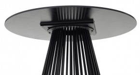 Стол TERNI 120 MATT BLACK MARBLE SOLID CERAMIC Черный мрамор матовый, керамика /Черн.каркас, ®DISAUR в Белоярском - beloyarskiy.mebel24.online | фото 6