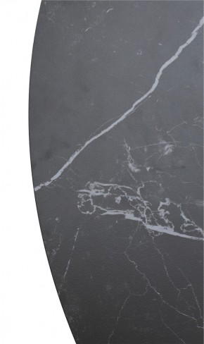 Стол TERNI 120 MATT BLACK MARBLE SOLID CERAMIC Черный мрамор матовый, керамика /Черн.каркас, ®DISAUR в Белоярском - beloyarskiy.mebel24.online | фото 9