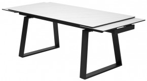 Стол VASTO 180 MARBLES KL-99 Белый мрамор матовый, итальянская керамика/ черный каркас, ®DISAUR в Белоярском - beloyarskiy.mebel24.online | фото 6