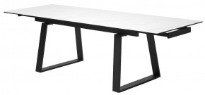 Стол VASTO 180 MARBLES KL-99 Белый мрамор матовый, итальянская керамика/ черный каркас, ®DISAUR в Белоярском - beloyarskiy.mebel24.online | фото 9