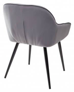 Стул BREEZE BLUVEL-14 GREY, велюр / черный каркас М-City в Белоярском - beloyarskiy.mebel24.online | фото 2