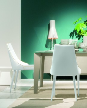 Стул CLARA 40.11 (TR505 white with sand cordonet, экокожа) в Белоярском - beloyarskiy.mebel24.online | фото 2