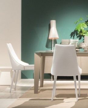 Стул CLARA 40.11 (TR505 white with sand cordonet, экокожа) в Белоярском - beloyarskiy.mebel24.online | фото 3