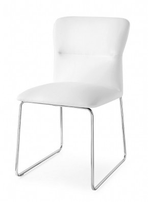 Стул FRIDA CB/1806-SK  MT.P77 CHROMED/  SKUBA S92 OPTIC WHITE в Белоярском - beloyarskiy.mebel24.online | фото 1