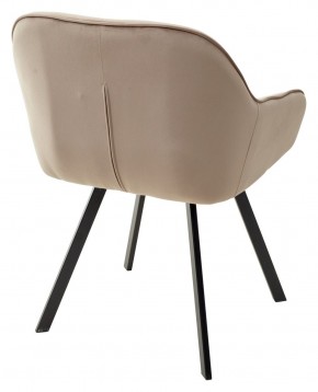 Стул GALE 360 град. поворот. BLUVEL-40 BEIGE, велюр/ черный каркас, М-City в Белоярском - beloyarskiy.mebel24.online | фото 4