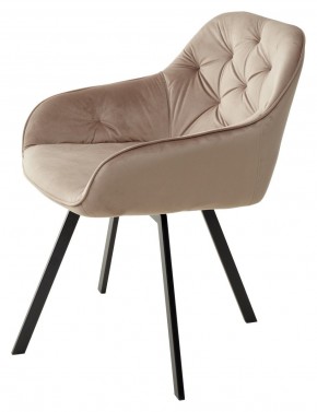 Стул GALE 360 град. поворот. BLUVEL-40 BEIGE, велюр/ черный каркас, М-City в Белоярском - beloyarskiy.mebel24.online | фото 5