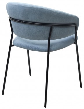 Стул ГЕММА, цвет RAIN 13 blue, велюр / черный каркас М-City в Белоярском - beloyarskiy.mebel24.online | фото 9