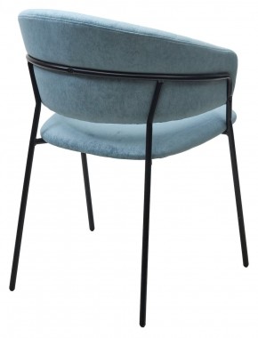Стул ГЕММА, цвет RAIN 7 breeze, велюр / черный каркас М-City в Белоярском - beloyarskiy.mebel24.online | фото 5
