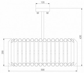 Светильник на штанге Bogate-s Castellie 461/5 (361/5) в Белоярском - beloyarskiy.mebel24.online | фото 3