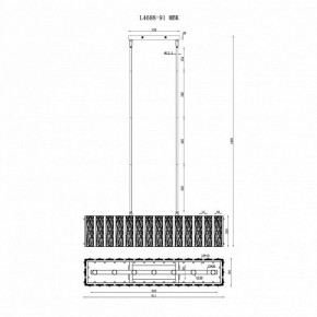 Светильник на штанге iLamp Panorama L4688-91 MBK в Белоярском - beloyarskiy.mebel24.online | фото 2