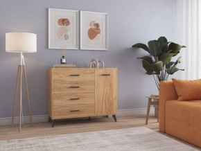 СВЕТЛАНА LOFT Комод-тумба  (дуб золотой) в Белоярском - beloyarskiy.mebel24.online | фото 3