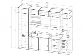 ТЕРЦИЯ Кухонный гарнитур Экстра 5 (3000 мм) в Белоярском - beloyarskiy.mebel24.online | фото 2