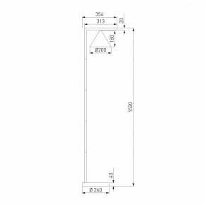 Торшер Elektrostandard Bevel a068473 в Белоярском - beloyarskiy.mebel24.online | фото 2