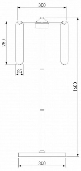 Торшер Eurosvet Claire 01171/3 золото в Белоярском - beloyarskiy.mebel24.online | фото 3