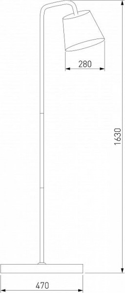 Торшер Eurosvet Montero 01135/1 белый в Белоярском - beloyarskiy.mebel24.online | фото 2