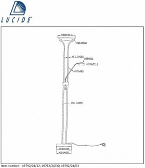 Торшер Lucide Champion-Led 19792/24/03 в Белоярском - beloyarskiy.mebel24.online | фото 7