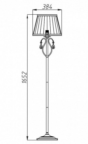 Торшер Maytoni Brionia ARM172-11-G в Белоярском - beloyarskiy.mebel24.online | фото 2