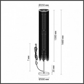 Торшер Odeon Light Chokka 5028/3F в Белоярском - beloyarskiy.mebel24.online | фото 4