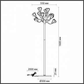 Торшер Odeon Light Gardi 5090/12F в Белоярском - beloyarskiy.mebel24.online | фото 5