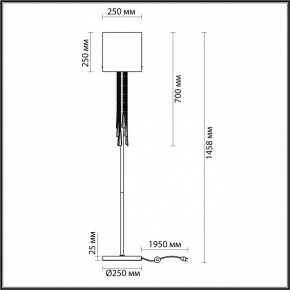 Торшер Odeon Light Nicole 4890/1F в Белоярском - beloyarskiy.mebel24.online | фото 4