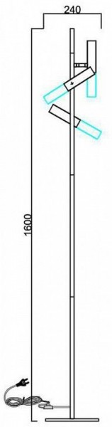 Торшер ST-Luce Eclip SL1236.405.03 в Белоярском - beloyarskiy.mebel24.online | фото 5