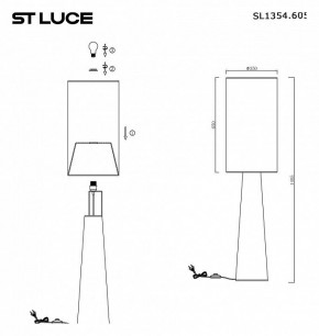 Торшер ST-Luce Jackie SL1354.605.01 в Белоярском - beloyarskiy.mebel24.online | фото 5