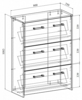 Тумба для обуви Агата АТ-1 в Белоярском - beloyarskiy.mebel24.online | фото 6