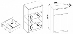 Тумба для обуви ТП-12 в Белоярском - beloyarskiy.mebel24.online | фото 4
