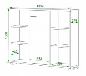 Тумба комбинированная Домино ПУ-60-2 в Белоярском - beloyarskiy.mebel24.online | фото 2