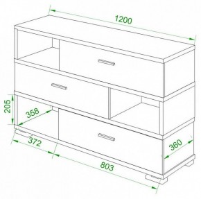 Тумба комбинированная Домино СБ-40/3-ПВК в Белоярском - beloyarskiy.mebel24.online | фото 2