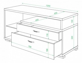 Тумба под ТВ Домино ТК-10 в Белоярском - beloyarskiy.mebel24.online | фото 2