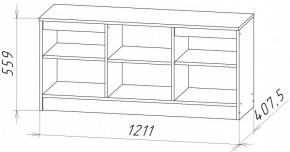 НИЦЦА-9 Тумба под ТВ (НЦ.09) в Белоярском - beloyarskiy.mebel24.online | фото 2