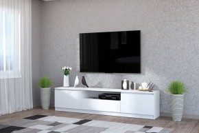 Тумба под ТВ "Хилтон" (Белый текстурный) в Белоярском - beloyarskiy.mebel24.online | фото
