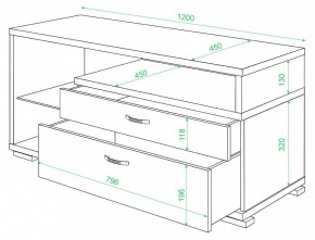 Тумба под ТВ ТК-10 М в Белоярском - beloyarskiy.mebel24.online | фото 2