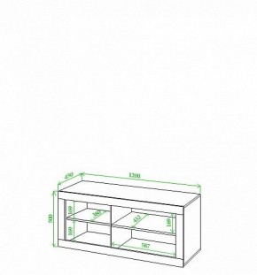 Тумба под ТВ Toivo Кон120 в Белоярском - beloyarskiy.mebel24.online | фото 2