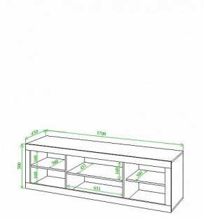 Тумба под ТВ Toivo Кон170 в Белоярском - beloyarskiy.mebel24.online | фото 2